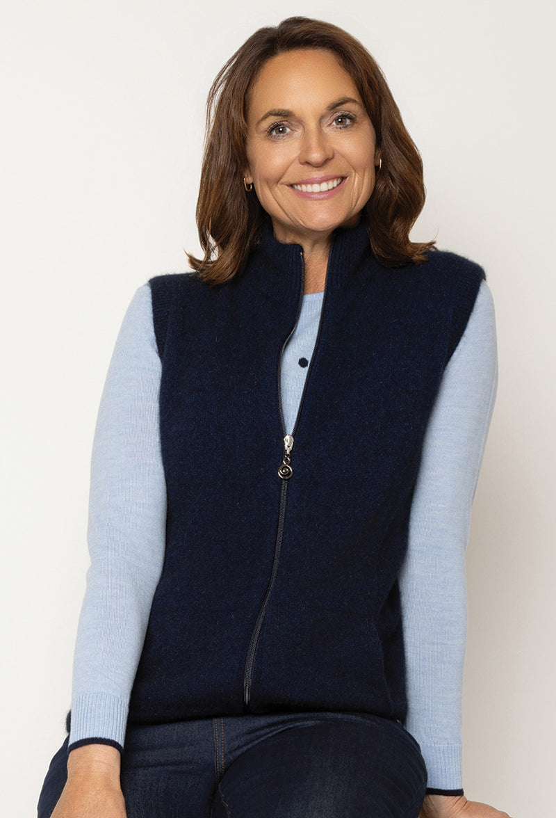 Merino/Possum/Silk Gilet