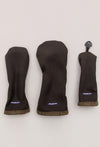 Golf Head Cover Set Of 3 - Oilskin