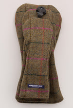 Golf Head Cover Set Of 3 - Wool Plaid