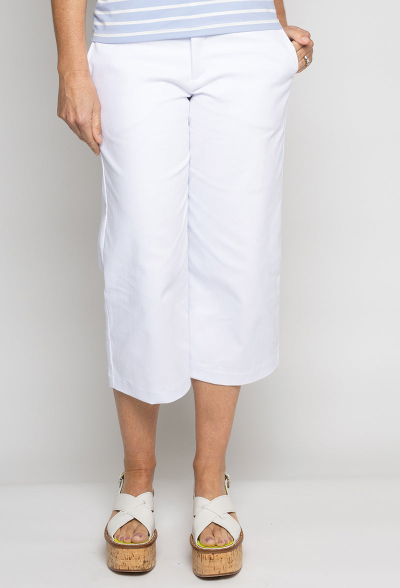 Crop Pant - White - Limited Sizes