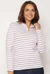 1/2 Zip Cotton Turtleneck