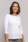 Organic Cotton Crew  3/4 Sleeve