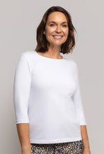 Organic Cotton Crew  3/4 Sleeve