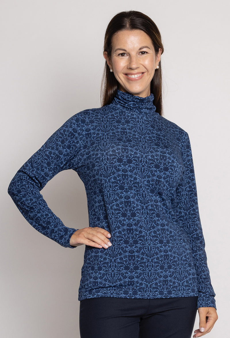 Roll Neck Top  -  Liberty Prints