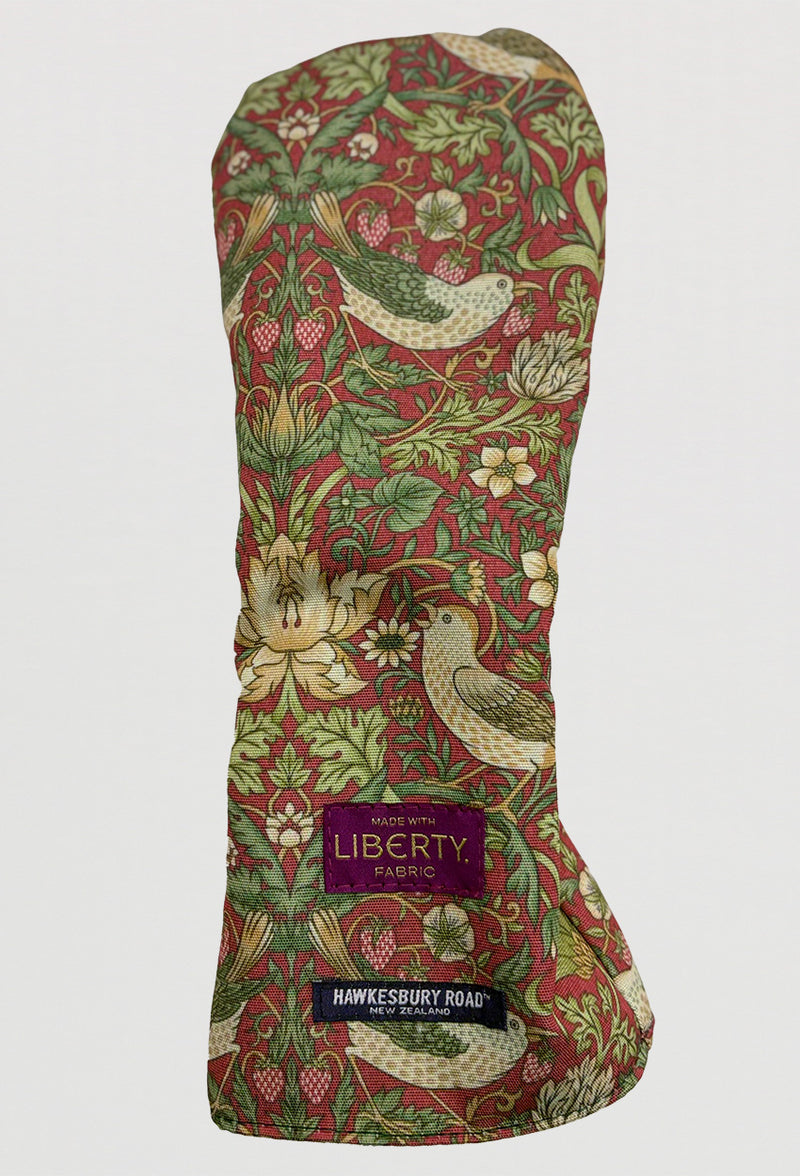 Golf Head Cover - Driver - Liberty Strawberry Thief Plum